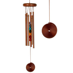 Campana 7 Chakra Stones bronce