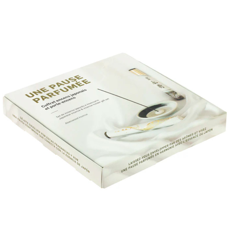 Set de incienso japonés con incensario artesanal