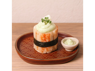 Cangrejo con mayonesa de wasabi
