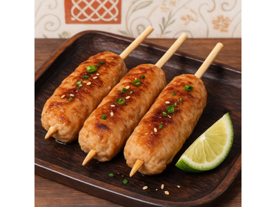 Tsukune (brochetas de pollo)