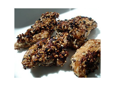 Pollo balsámico con sesamo