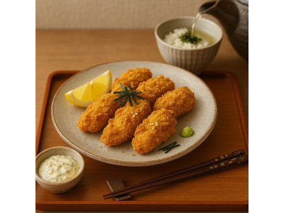 Ostras fritas (Kaki Fry)