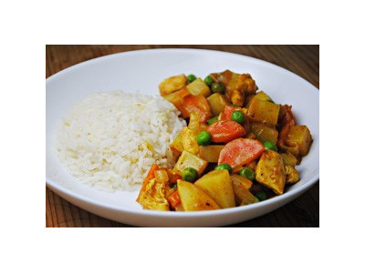 Pollo al curry japonés