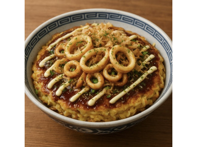 Okonomiyaki de calamares